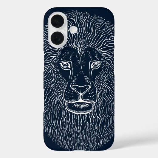 獅子頭グラフィックス Case-Mate iPhoneケース (裏面)