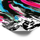 獅子頭ポスタープリント – ピンクリオンポスター光沢 ポスター (コーナー)