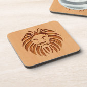 獅子頭木デザイン コースター (左側)