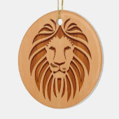 獅子頭木デザイン セラミックオーナメント (左)