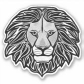 獅子頭 シール (正面)
