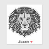 獅子頭 シール (シート)