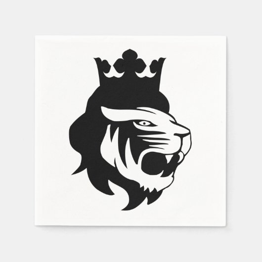 獅子頭 スタンダードカクテルナプキン (正面)