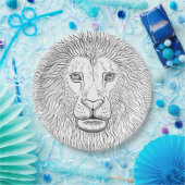 獅子頭 ペーパープレート (パーティー)