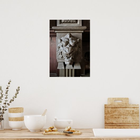 獅子頭 ポスター (キッチン)