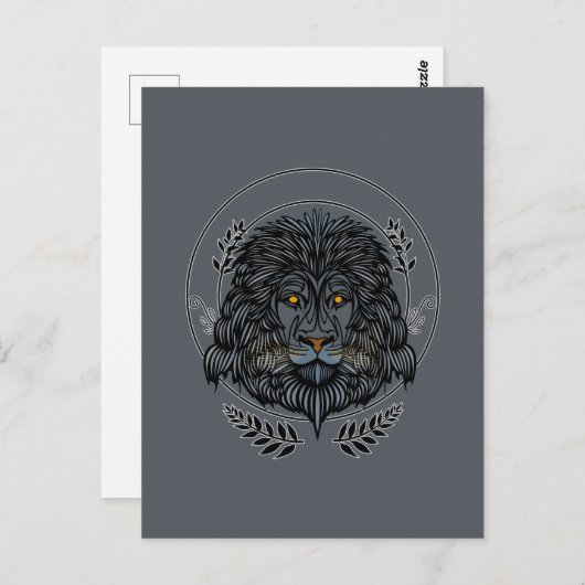 獅子頭 ポストカード (正面/裏面)