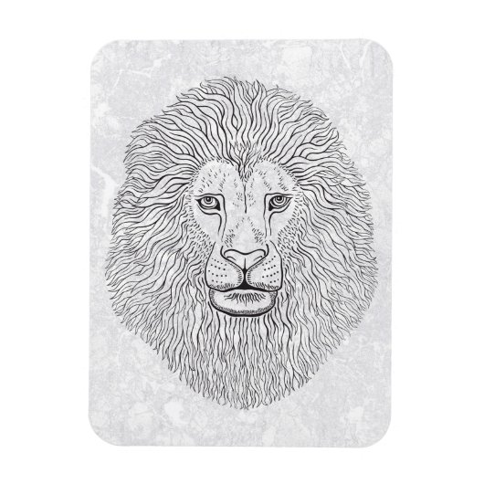 獅子頭 マグネット (縦)