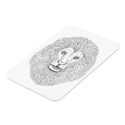 獅子頭 マグネット (左側)