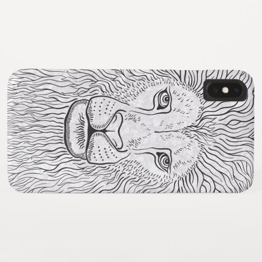 獅子頭 Case-Mate iPhoneケース (裏面(横))