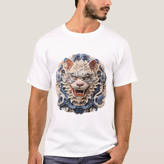 獅子頭 Tシャツ (正面)