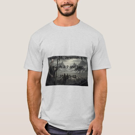 獣が侵入する Tシャツ (正面)