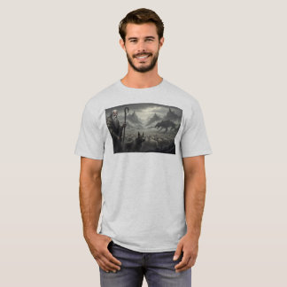 獣が侵入する Tシャツ