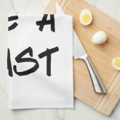 獣のやる気を起こさせるなトレーニングの体育館のような列車 キッチンタオル (四つ折り)