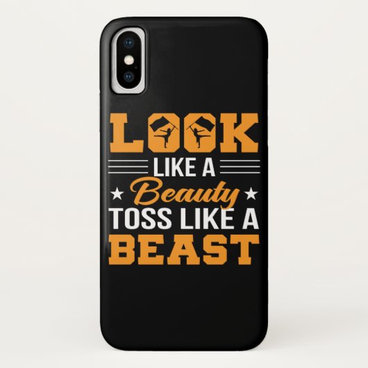 獣のような美しいのトスのようなカラーガード Case-Mate iPhoneケース (裏面)