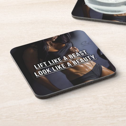 獣のように持ち上げ、美しいのように見える – トレーニング コースター (左側)