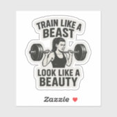 獣のように訓練する、美しいのように見える シール (シート)