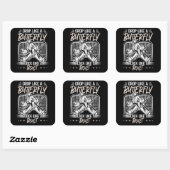 獣のゴアリーのような蝶のブロックのように落ちる スクエアシール (シート)