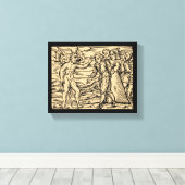 獣のマーク8x10 キャンバスプリント (インサイチュ (ウッドフロア))