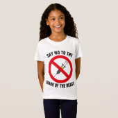 獣の刻印 キリスト教子供用Tシャツ Tシャツ (正面フル)