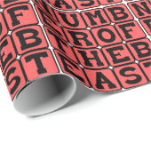 獣の数， 666 ラッピングペーパー (ロールコーナー)