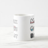 獣の跡 コーヒーマグカップ (中央)