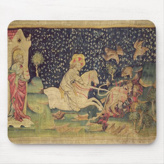 獣は硫黄の湖に投げられます マウスパッド (正面)