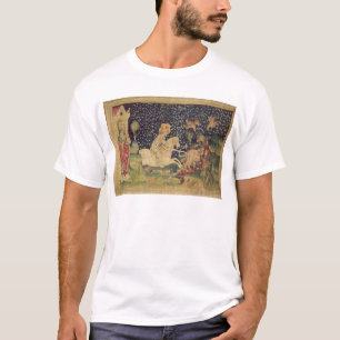 獣は硫黄の湖に投げられます Tシャツ
