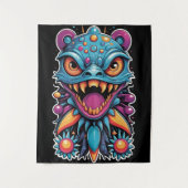 獣はsなしで警告饗宴を催す – Ken Gage タペストリー (正面)