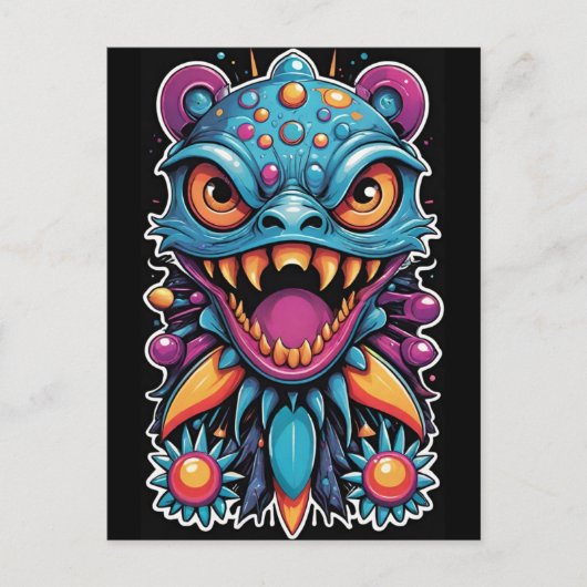 獣はsなしで警告饗宴を催す – Ken Gage ポストカード (正面)