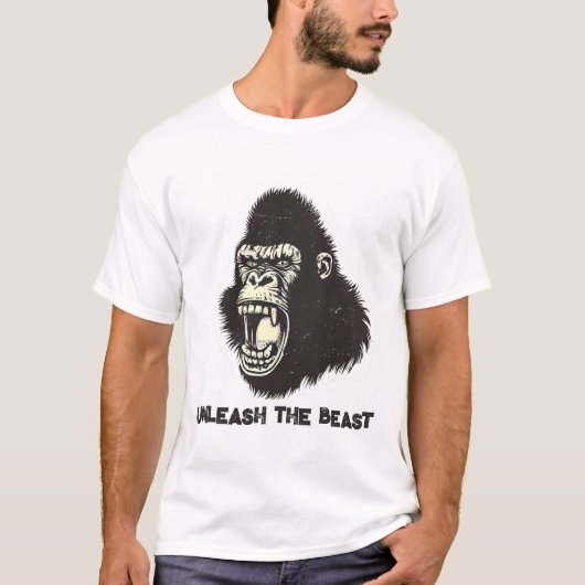 「獣を放せ」 Tシャツ (正面)