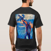 "獣を放つ" – 生の力を強調 Tシャツ (裏面)