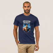 獣を解き放て - アニメジムパワーアップTシャツ Tシャツ (正面フル)