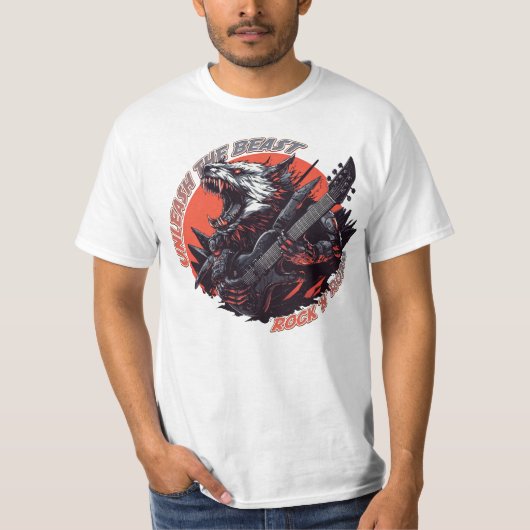 獣を解き放て: ロックン・ロア Tシャツ (正面)
