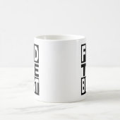 獣を食べ物を与えて下さい コーヒーマグカップ (中央)