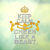 獣保の窓のように静かな応援 ウィンドウサイン (シート3)