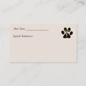 獣医あなたの写真の名刺 名刺 (裏面)