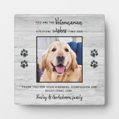 獣医ありがとう獣医ドッグペットの写真 フォトプラーク (正面)