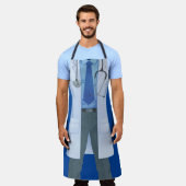 獣医おもしろい又は軍医の制服 エプロン (着用した状態)