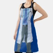 獣医おもしろい又は軍医の制服 エプロン (インサイチュ)