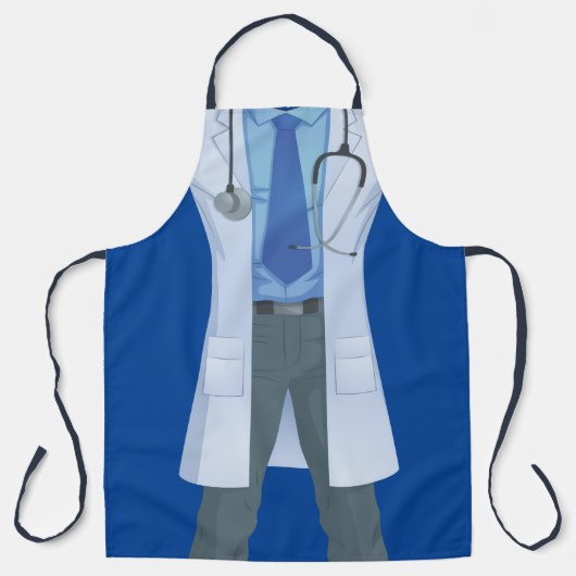 獣医おもしろい又は軍医の制服 エプロン (正面)