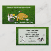 獣医おもしろい名刺 名刺 (正面/裏面)
