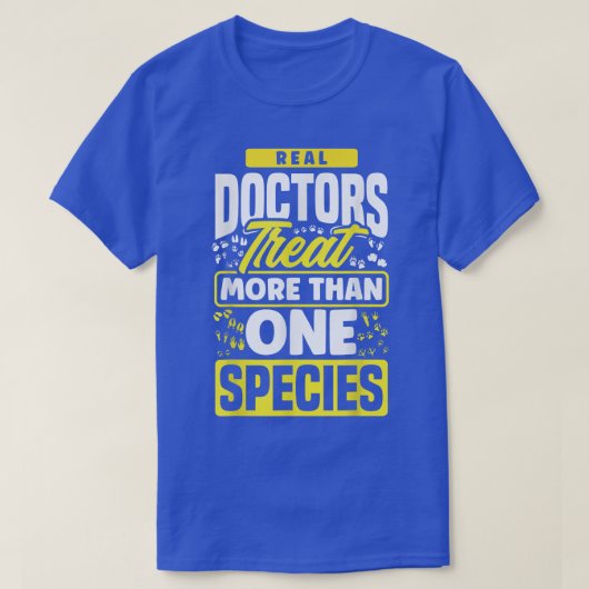 獣医おもしろい学 Tシャツ (デザイン正面)