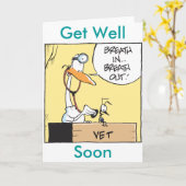 獣医おもしろい漫画すぐにカードを取得 カード (黄色い花)