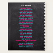 獣医おもしろい私はPsycHOTic Vet Tech プランナー手帳 (裏面)