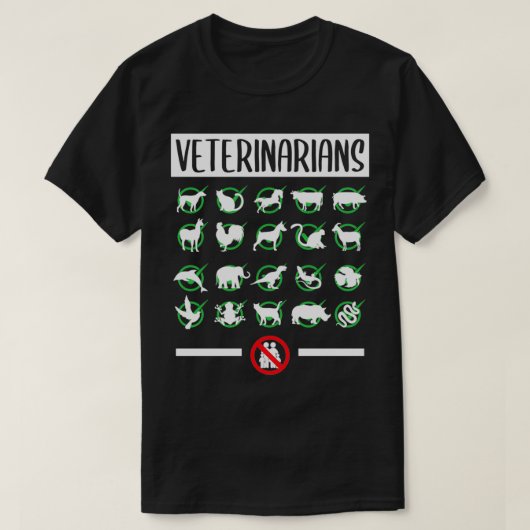獣医おもしろい院大学 Tシャツ (デザイン正面)