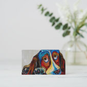 獣医か動物の名刺 名刺 (スタンド正面)