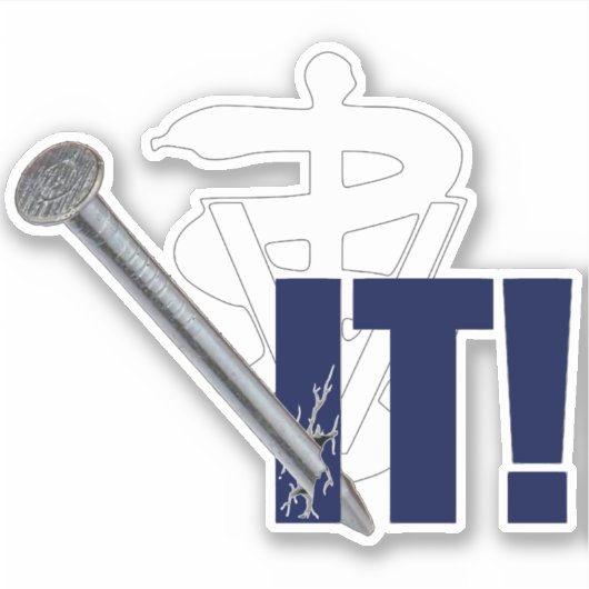 獣医が釘付けだ! シール (正面)