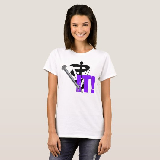 獣医が釘付けだ！標準フィットTシャツ Tシャツ (正面フル)