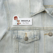 獣医さんとお可愛い子犬 名札 (インサイチュ)