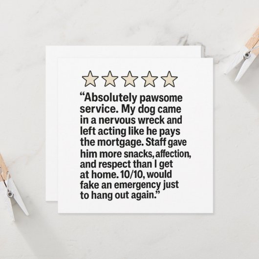 獣医さんに感謝 カード (正面/裏面インサイチュ)